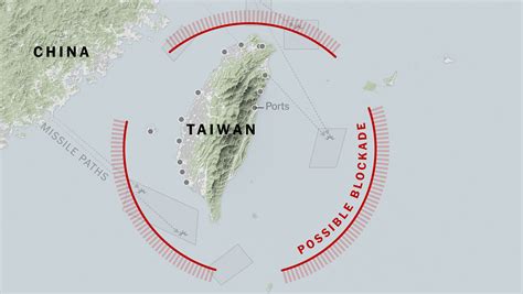 How China Could Choke Taiwan’s Economy With a Blockade - The New York Times