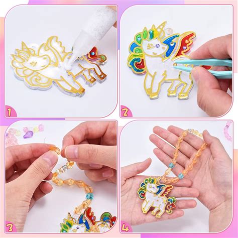 Buy Window Art with Suncatchers Painting Kit for Kids,Art and Craft for ...