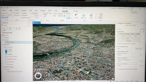 Image result for Flood Simulation Tutorial ArcGIS Pro