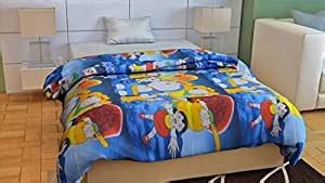 Buy JustiFied Beautifully Cartoon Printed Micro Reversible A/C Double ...