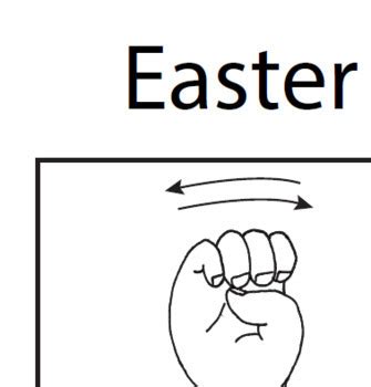 Easter Sign Language 的图像结果