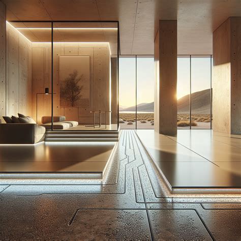 Radiant cooling floors: harnessing subterranean temperatures