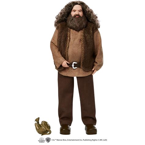Harry Potter Film-Inspired Rubeus Hagrid Doll with Hogwarts Costume and ...