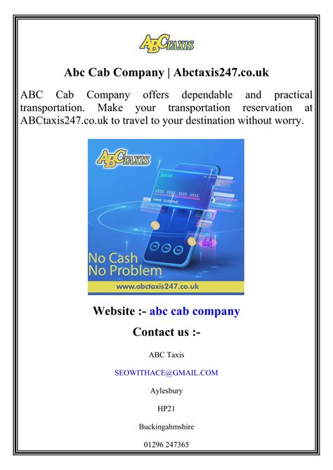 PPT - Abc Cab Company Abctaxis247.co.uk PowerPoint Presentation, free download - ID:13164304