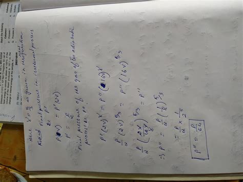 a monoatomic gas at a pressure P, having volume V expands isothermally ...