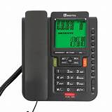 Beetel M71N Caller ID Corded Landline Phone For Home Or Office,16 Digit ...
