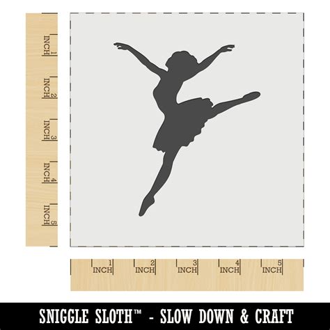 Buy Lady Girl Ballerina Dancing Jumping Ballet Dance DIY Cookie Wall ...