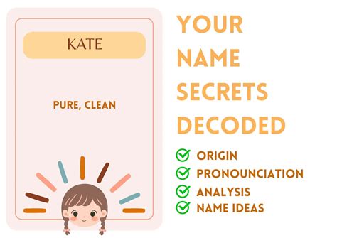 Kate - Christian Girl Name Meaning and Pronunciation