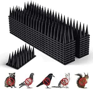 SEAGULLSTOPPER Bird Spikes Pack of 10 Pigeon Control Spikes with ...