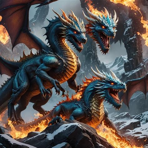 Fire and Ice Dragon Wallpapers - 4k, HD Backgrounds on WallpaperBat