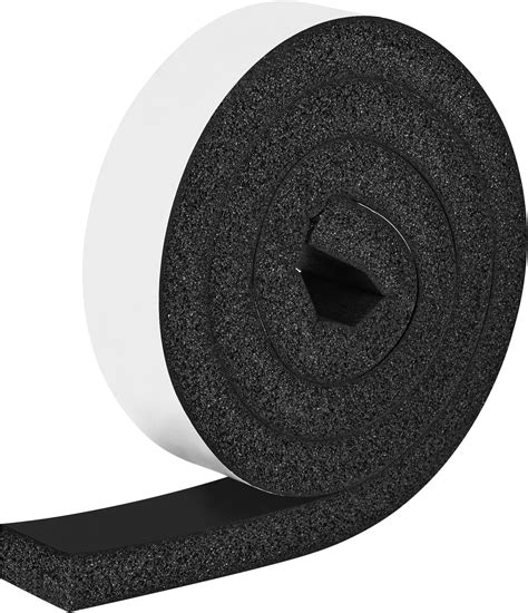 Self Adhesive Foam Tape Weatherstrip 2In x 1/4In x 13Ft High Density ...