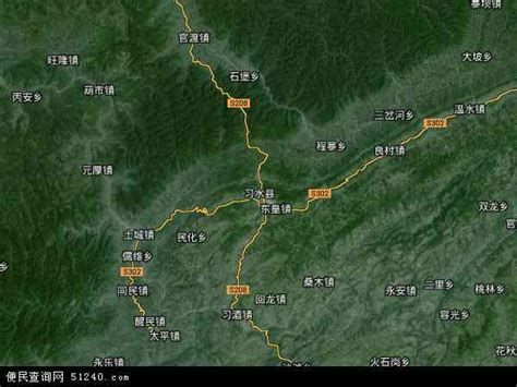 习水县地图 - 习水县卫星地图 - 习水县高清航拍地图