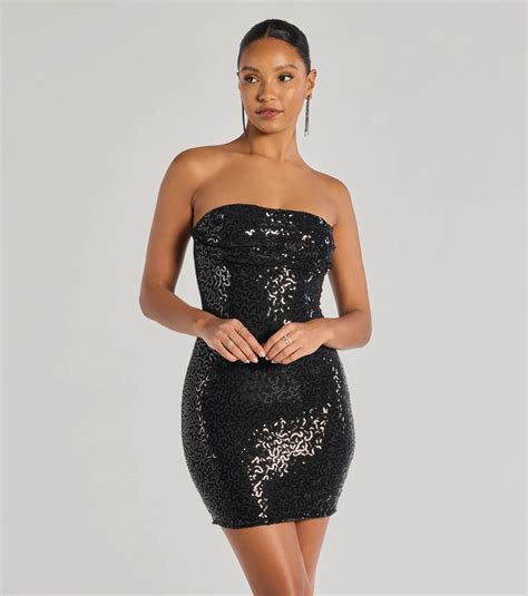 Strapless Gold Dresses & Windsor