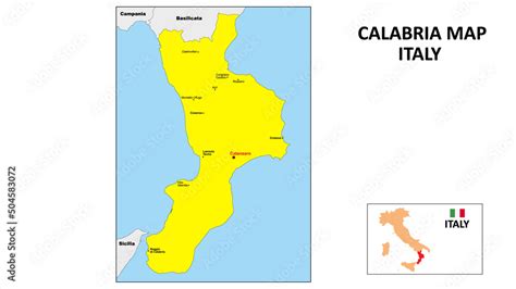 Image result for Calabria Map