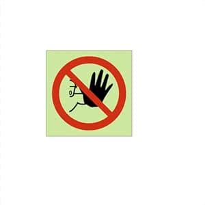 No Entry Symbol Sign |Acrylic Board |Radium Night Glow Illumination ...