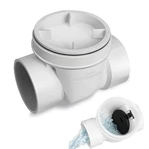 Zejoot 4" Backflow Preventer Vavle,4 Inch Backwater Check Valve, Drain ...