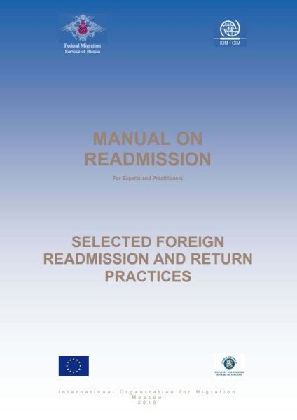 Manual on Readmission for Experts and Practitioners: Selected Foreign ...
