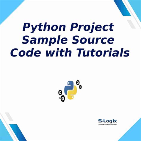 Python Code examples |Python Programming Tutorial | S-Logix