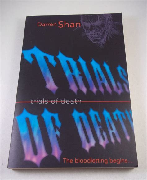 Darren Shan 5: Trials of Death - Young Adult Horror Book 9780007114405 ...