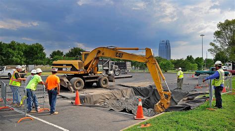 Crews at LP Field repair storm drain, not sinkhole