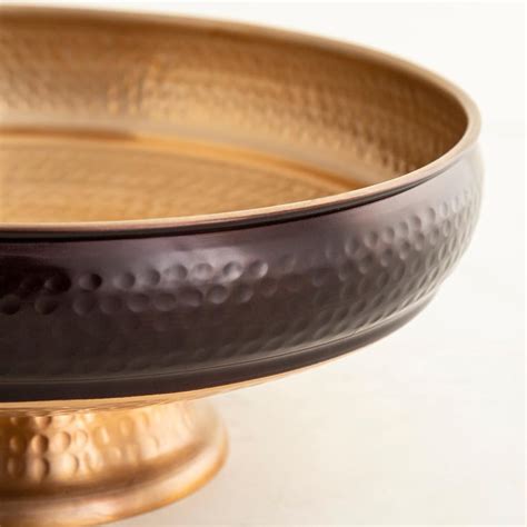 Buy Adrian Textured - Round - Single Pc. Hammered Bowl - Metal - Gold ...
