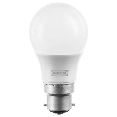 IKEA RYET LED bulb B22 370 lumen, opal white, 6500K | IKEA LED bulbs ...