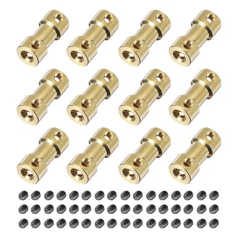 MECCANIXITY 12pcs 3mm to 6mm Brass Shaft Coupling India | Ubuy