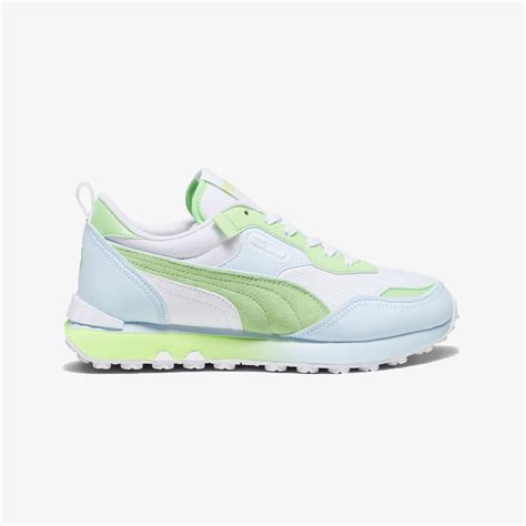 Buy White & Ice Blue Puma WMN'S Rider FV Beach Days Shoes Online ...