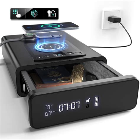 Biometric Gun Safe For Fathers Day With Led Clock Doj | Desertcart INDIA