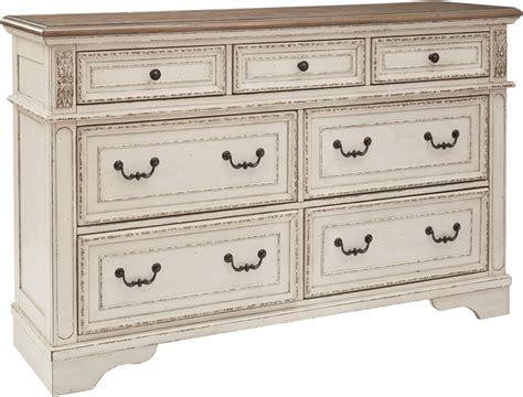 Amazon.com: Signature Design by Ashley Realyn | French Country 7-Drawer ...