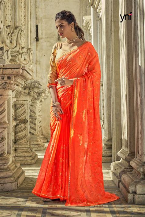 Ynf Kapardara Sequence Catalog Regular Wear Chiffon Sequence Embroidery ...