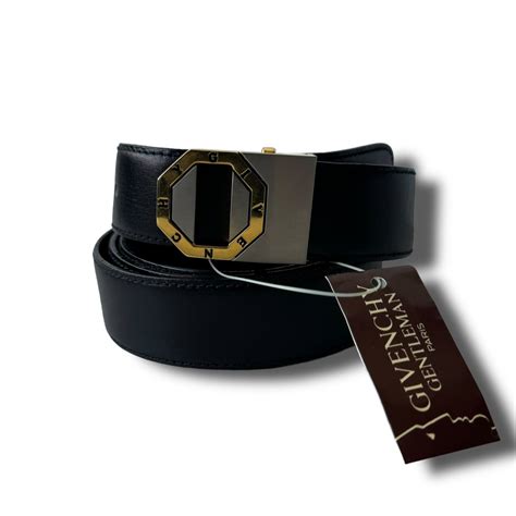 ♾GIVENCHY♾ design buckle leather belt Dead stock MADE IN ITALY ...