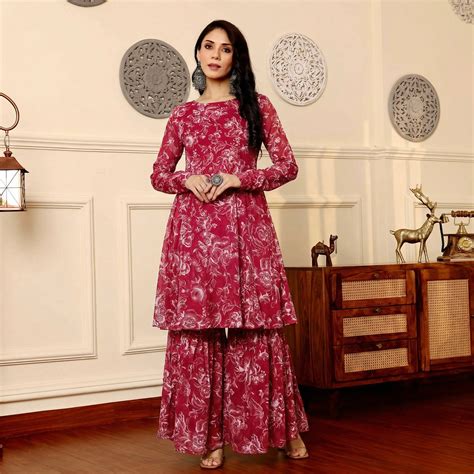 Aradhya Sharara Georgette Set – Kameez.co