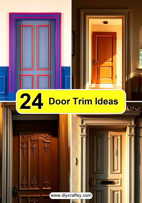24 Stylish Door Trim Ideas to Upgrade Your Home's Interior