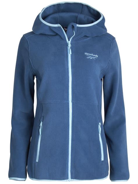 Reebok Womens Fleece Lightweight Fleece Jacket - Walmart.com