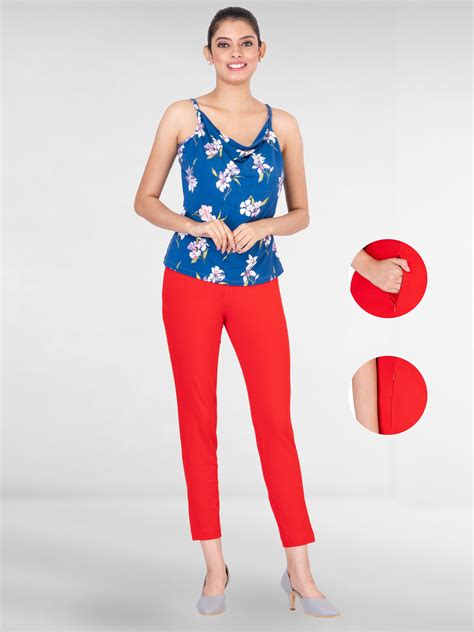 Buy Deepee Twister Pencil Pants Zip - Bottoms for every occasion ...