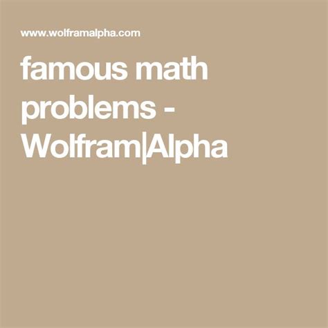 WolframAlpha Math Problems 的图像结果