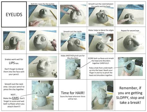 Image result for Bust Clay Tutorial