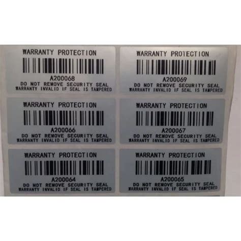 Tamper Evident Seal - Warranty Void Tamper Evident Void Labels ...