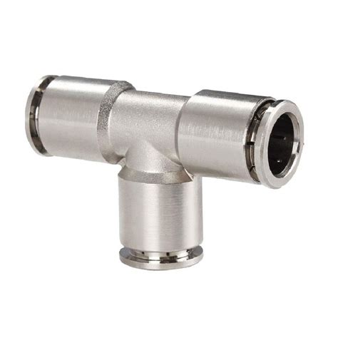 Beduan Union Tee, 1/2" Nickle-Plated Brass 3 Way Tee for Air Tank Air ...
