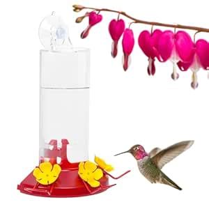 Perky-Pet Window Mount Hummingbird Feeder Iridescent Color (8 oz ...