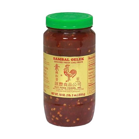 Huy Fong Foods Sambal Oelek Ground Fresh Chili Paste – ZHICAY FOODS