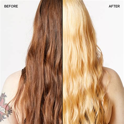 Bleaching Hair Before And After
