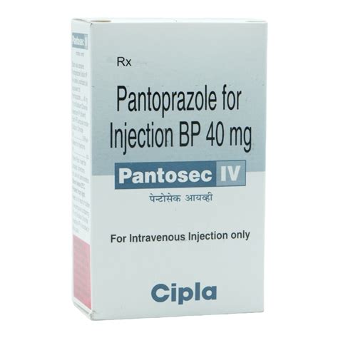 Pantosec 40 mg Injection 1's Price, Uses, Side Effects, Composition ...