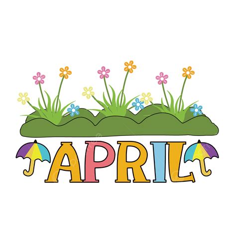 April Border Clip Art