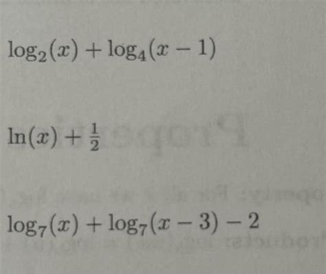 Single Logarithm Examples 的图像结果