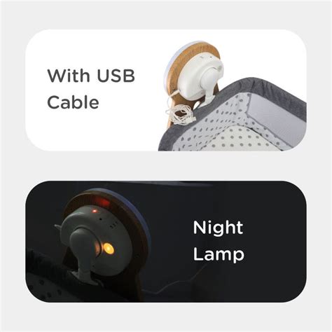 Lullabies Woodsy Baby Cradle - Electric Cradle for Babies