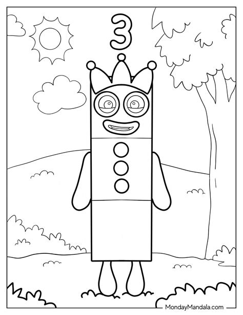 28 Numberblocks Coloring Pages (Free PDF Printables) | Coloring pages ...