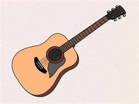 How to Draw an Acoustic Guitar: 15 Steps (with Pictures) - wikiHow