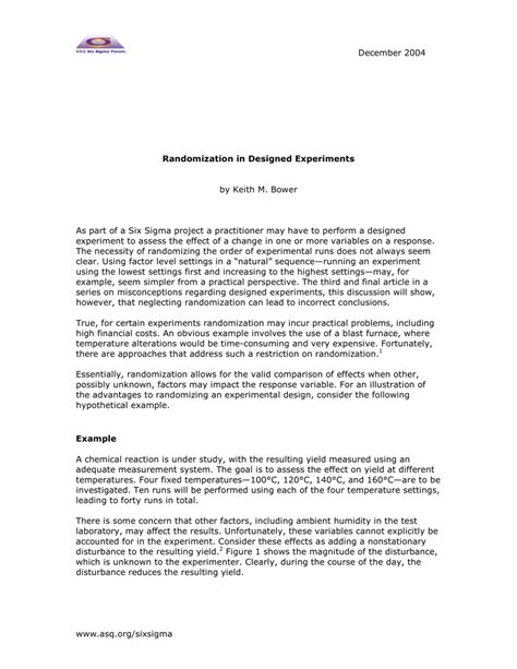 Image result for Randomization in Experiments